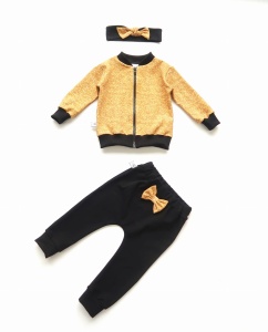 Ecru Hummingbird set - blouse with chimney + leggins (1) (1) (1) (1) (1) (1) (1) (1) (1)
