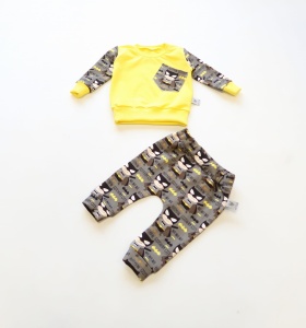 Komplet Gotham - baggy i bluza r 74 