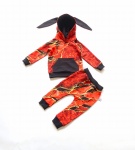 Red Minnie Mouse set - trousers + blouse (1) (1) (1) (1)