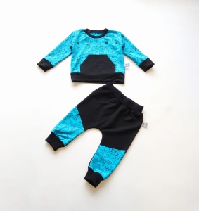 Komplet stworki - baggy i bluza r 80