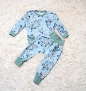Komplet maluszki - bezuciskowe baggy i bluza  