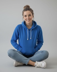 Bluza damska - błękit królewski