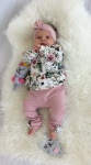 Quartz pink and spots set - blouse, headband and leggins (1) (1)
