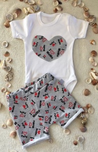 Mom & Dad set - body and shorts