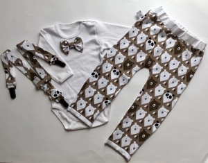 Neavy blue set with buttons - trousers, body with bow-tie and braces (1) (1)