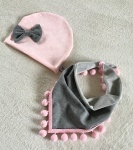 Melange and spots set - cap and neckerchief (1)