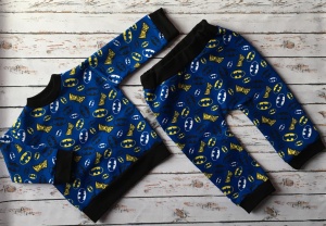 Gold Batman set - trousers + blouse (1) (1)