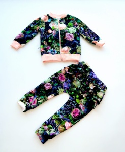 Ecru Hummingbird set - blouse with chimney + leggins (1) (1) (1) (1) (1) (1) (1) (1) (1)