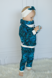 Legginsy ażurowe motyle