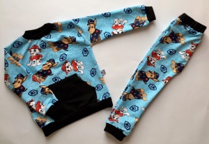 Gold Batman set - trousers + blouse (1) (1) (1)