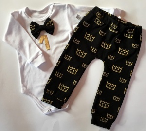 Neavy blue set with buttons - trousers with body and bow-tie (1) (1) (1) (1)