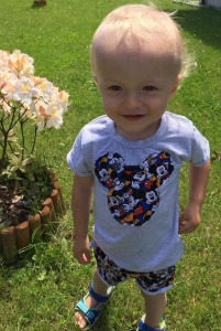 Mickey photograph set - t-shirt and shorts