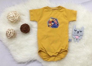 Body Kubuś Puchatek krótki rękaw 