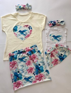 Hummingbird family set 