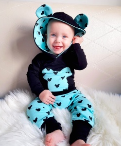 Neavy blue set with buttons - trousers with body and bow-tie (1) (1) (1) (1) (1) (1) (1) (1)