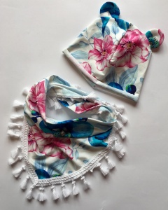 Spotted mouse set - cap and neckerchief (1) (1) (1) (1)