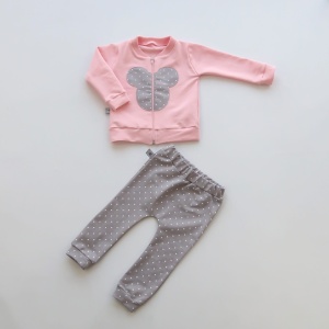 Komplet Miki - legginsy i bluza  na zamek 