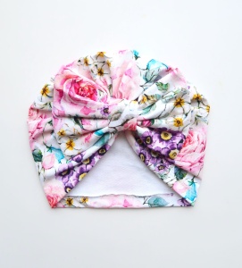 Turban letnie kwiaty