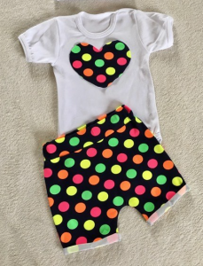 Neon spots set - body and shorts