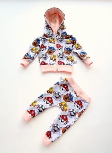 Ecru Hummingbird set - blouse with chimney + leggins (1) (1) (1) (1) (1) (1) (1) (1)