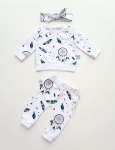 Ecru Hummingbird set - blouse with chimney + leggins (1) (1) (1) (1) (1) (1)