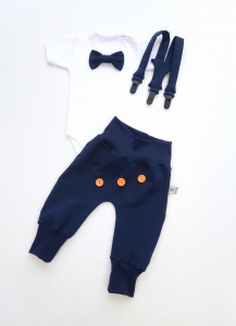 Neavy blue set with buttons - trousers with body and bow-tie (1) (1) (1) (1) (1) (1) (1) (1) (1) (1) (1) (1) (1) (1) (1) (1)
