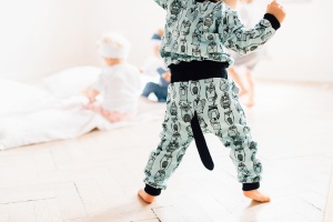 Wild animals set with tail - trousers + blouse