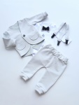 Komplet popiel - frak, body, baggy i szelki 