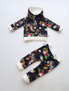 Ecru Hummingbird set - blouse with chimney + leggins (1) (1) (1)