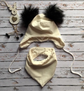 Mouse black and pink set - cap and neckerchief (1) (1) (1) (1) (1) (1) (1) (1)