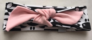 Zebra headband pin up