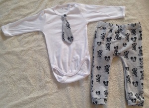 Mouse set with tie - trousers + body