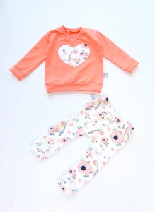 Birds set - leggins + blouse