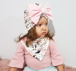 Turban różany ogród i róż