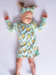 Dots dress with bow (1) (1) (1) (1)