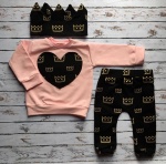 Roses set - blouse, leggins and headband (1)