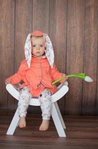 Birds peach coat