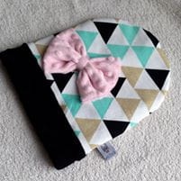 Mint triangles cap