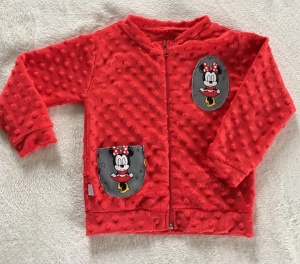 Minnie blouse with minky
