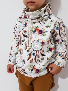 Bluza z kominem pastelowe łapacze snów 