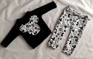 Mickey logo set - trousers + blouse