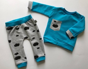 Cloud set - blouse and trousers (1)