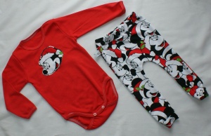Christmas Mouse set - Trousers + body 