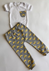 Gold batman set - body and trousers