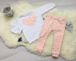Quartz pink and spots set - blouse and leggins (1) (1)
