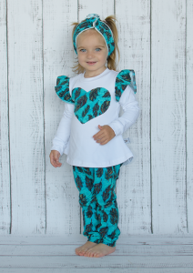 Field flowers set - leggins + blouse + headband (1) (1) (1)